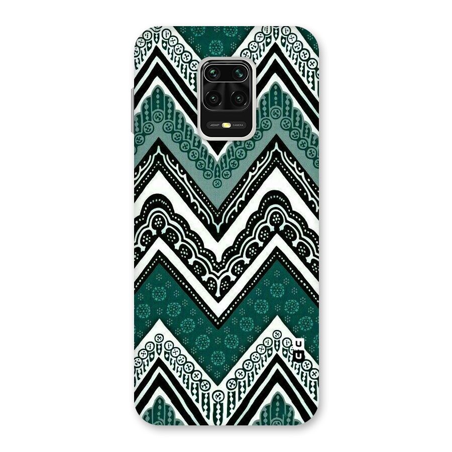 Patterned Chevron Back Case for Redmi Note 9 Pro