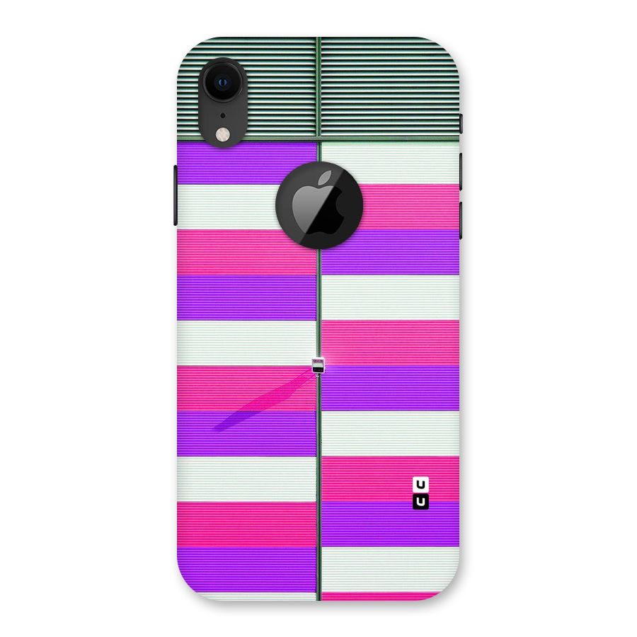 Patterns City Back Case for iPhone XR Logo Cut