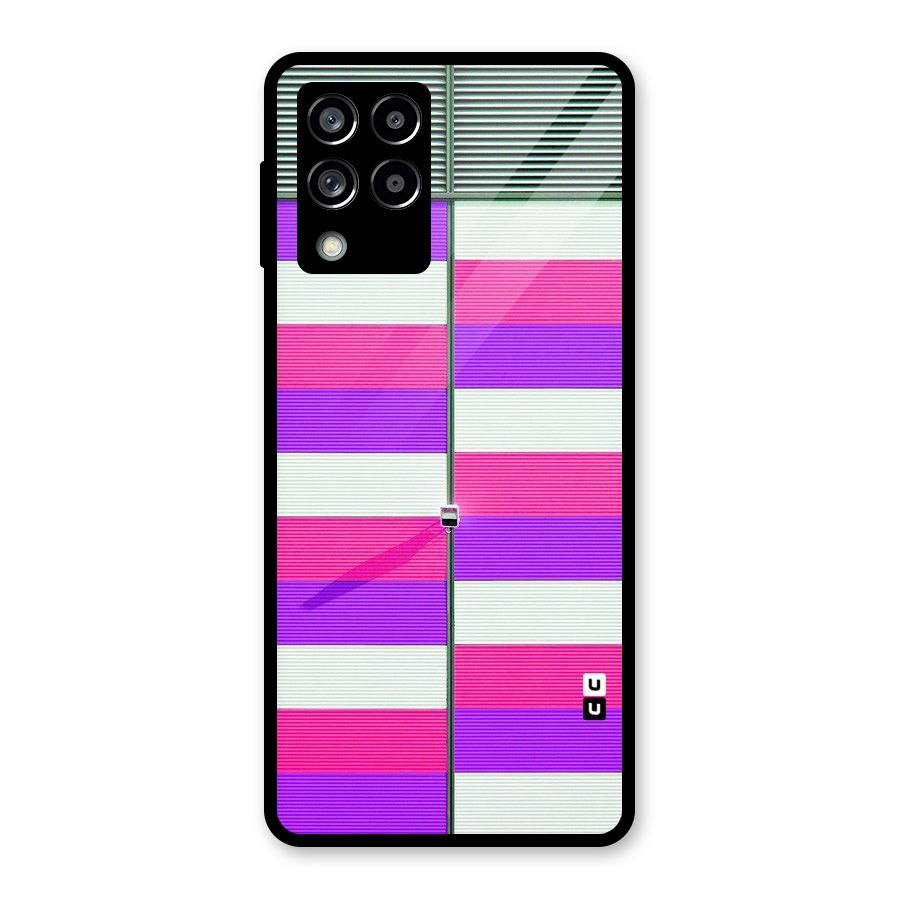 Patterns City Glass Back Case for Galaxy M53 5G