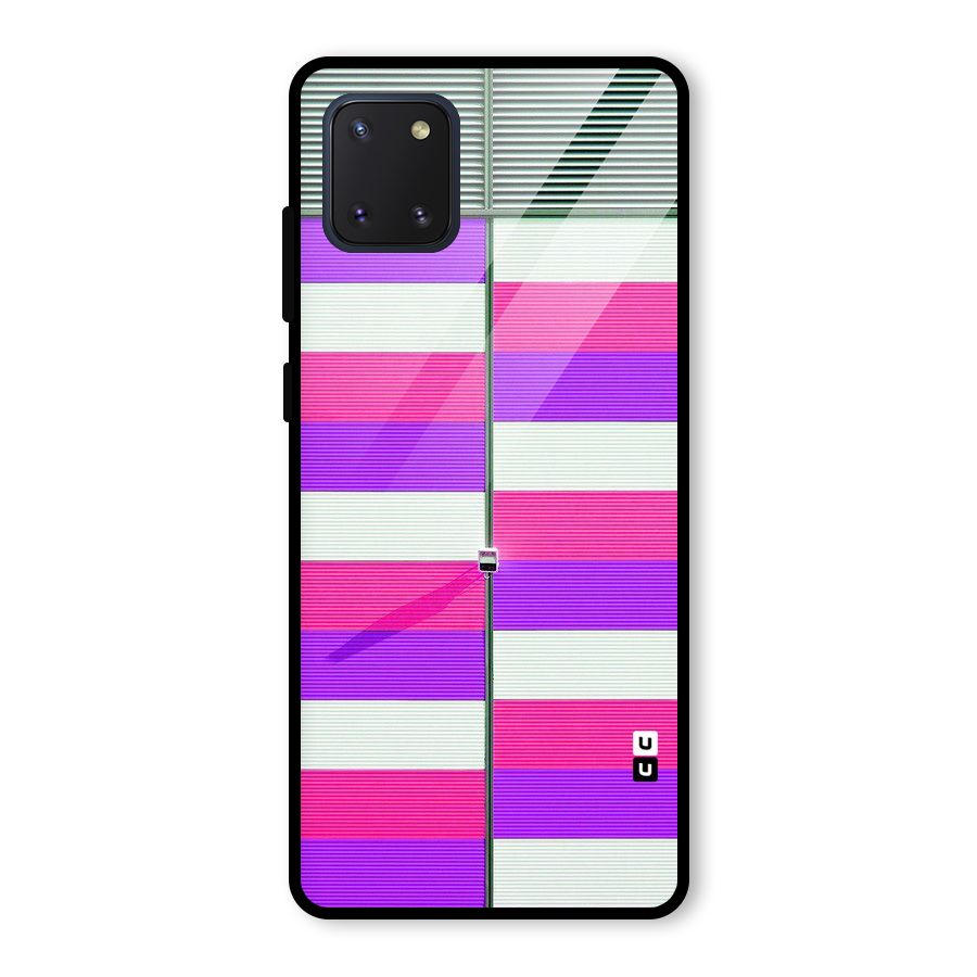 Patterns City Glass Back Case for Galaxy Note 10 Lite