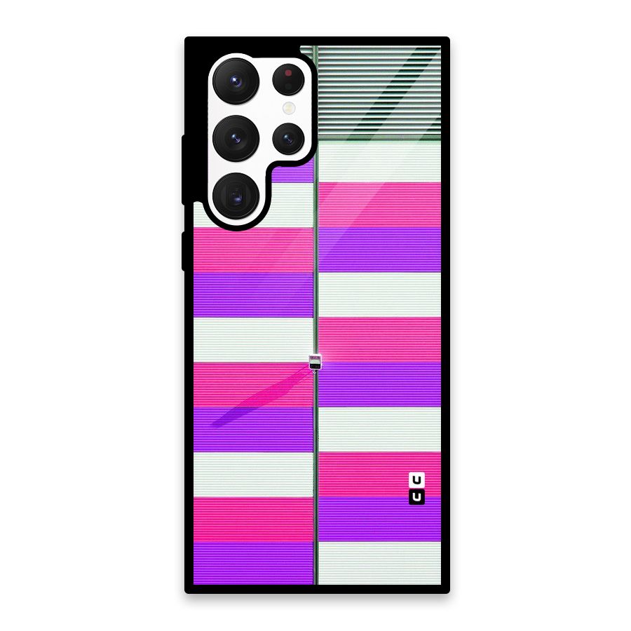 Patterns City Glass Back Case for Galaxy S22 Ultra 5G