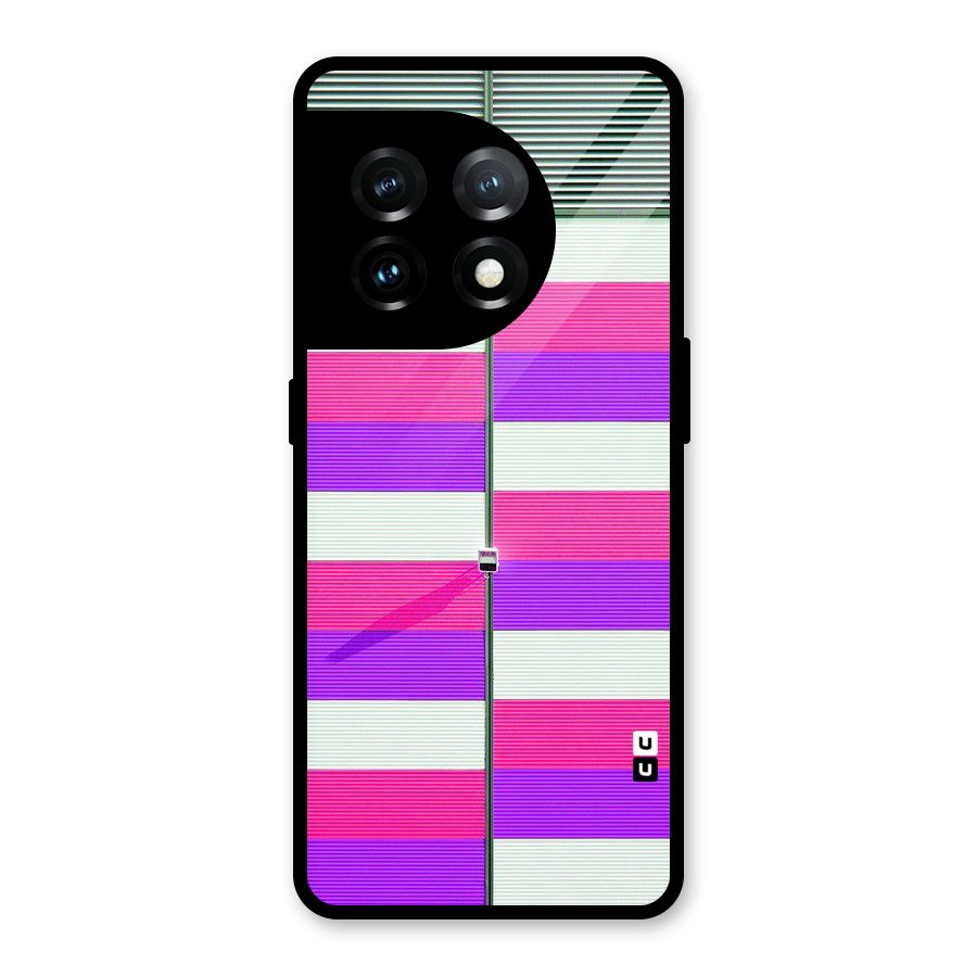 Patterns City Glass Back Case for OnePlus 11