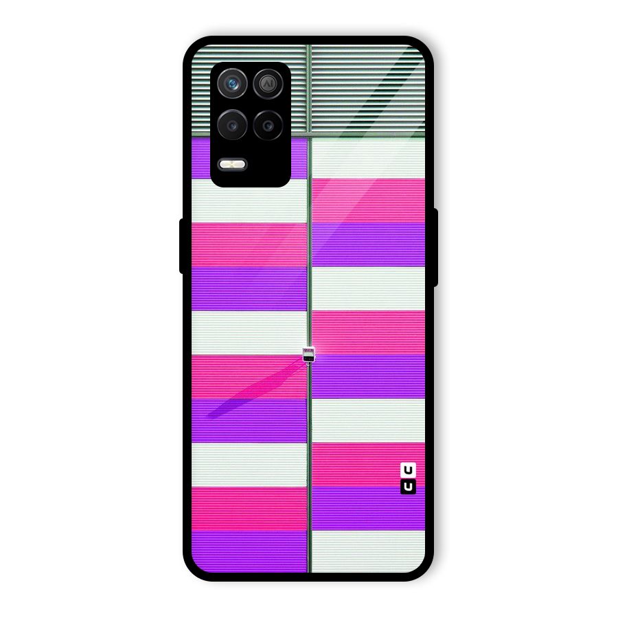 Patterns City Glass Back Case for Realme 8 5G