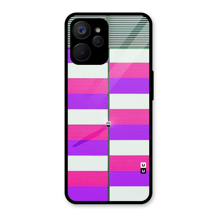 Patterns City Glass Back Case for Realme 9i 5G