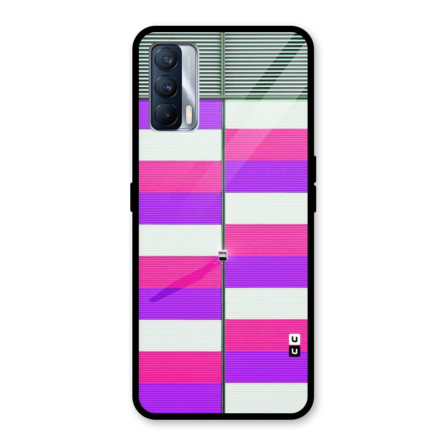 Patterns City Glass Back Case for Realme X7
