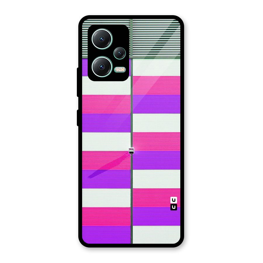 Patterns City Glass Back Case for Redmi Note 12 5G