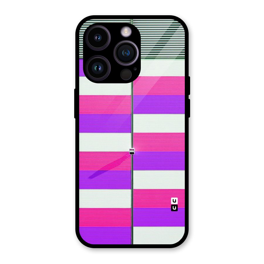 Patterns City Glass Back Case for iPhone 14 Pro