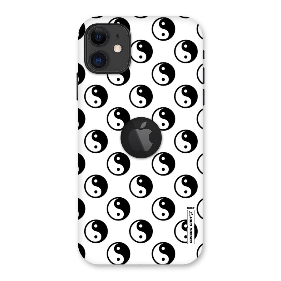 Peace Balls Back Case for iPhone 11 Logo Cut