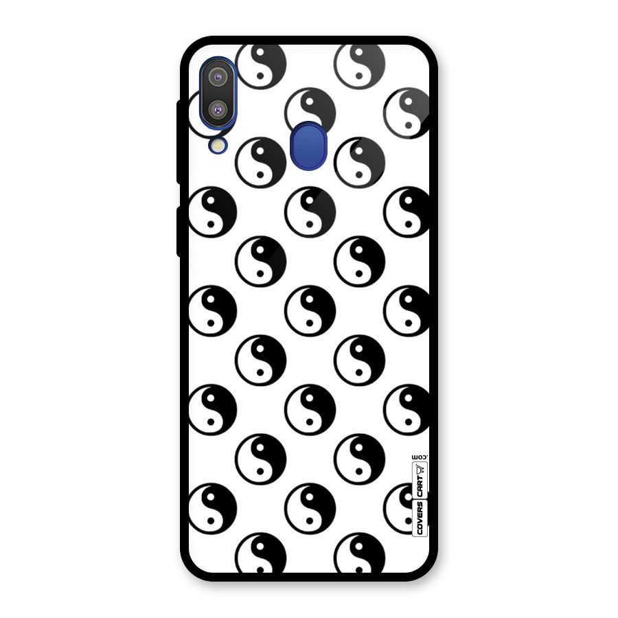 Peace Balls Glass Back Case for Galaxy M20