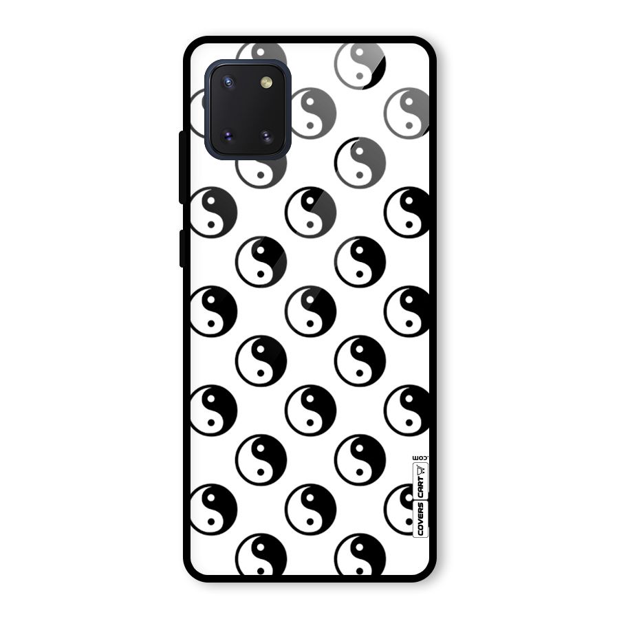 Peace Balls Glass Back Case for Galaxy Note 10 Lite