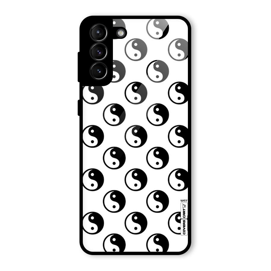 Peace Balls Glass Back Case for Galaxy S21 Plus
