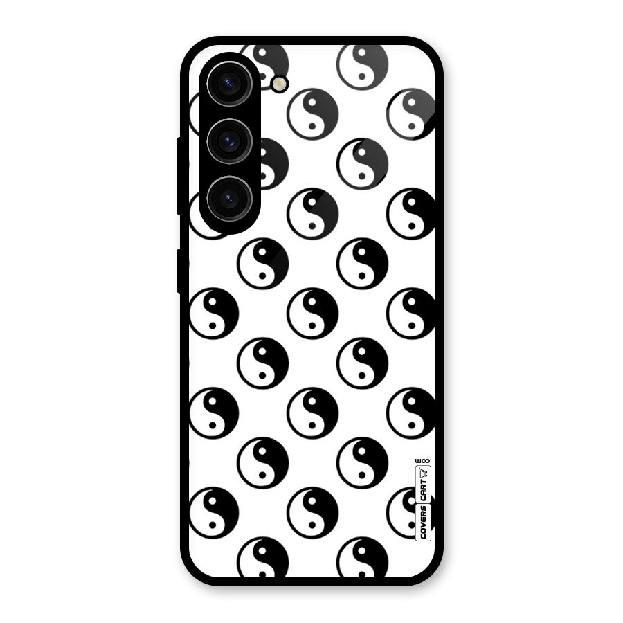 Peace Balls Glass Back Case for Galaxy S23
