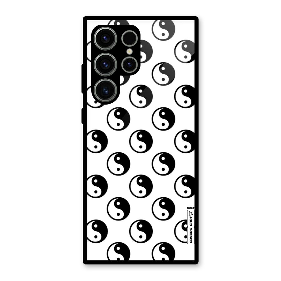 Peace Balls Glass Back Case for Galaxy S23 Ultra