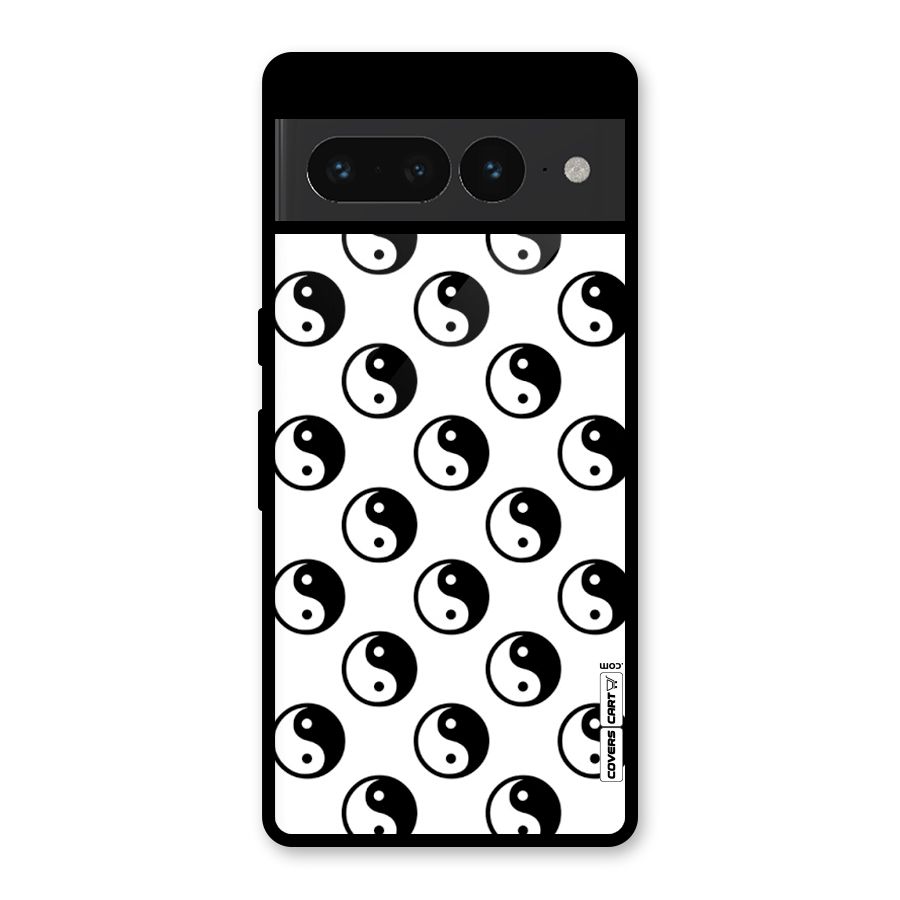Peace Balls Glass Back Case for Google Pixel 7 Pro
