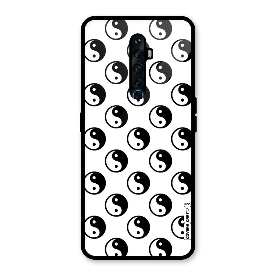 Peace Balls Glass Back Case for Oppo Reno2 F
