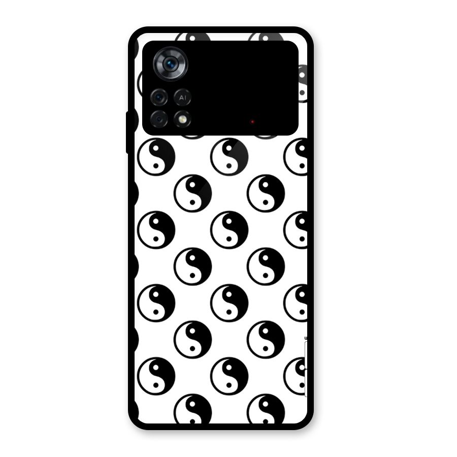 Peace Balls Glass Back Case for Poco X4 Pro 5G