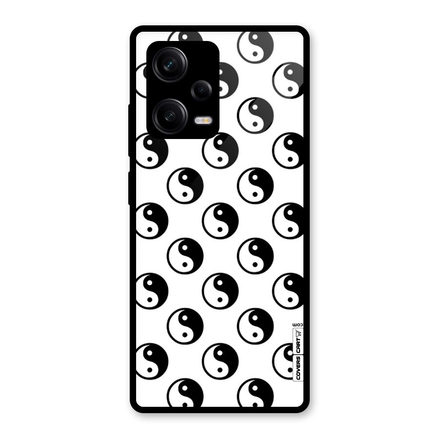 Peace Balls Glass Back Case for Redmi Note 12 Pro