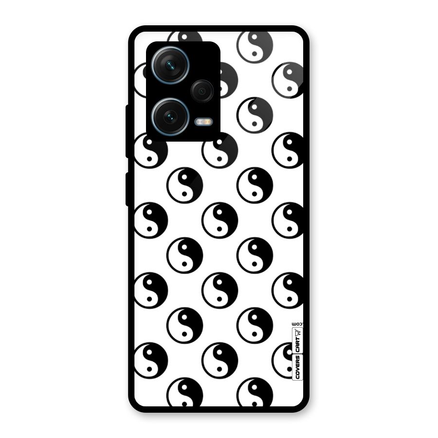 Peace Balls Glass Back Case for Redmi Note 12 Pro Plus 5G
