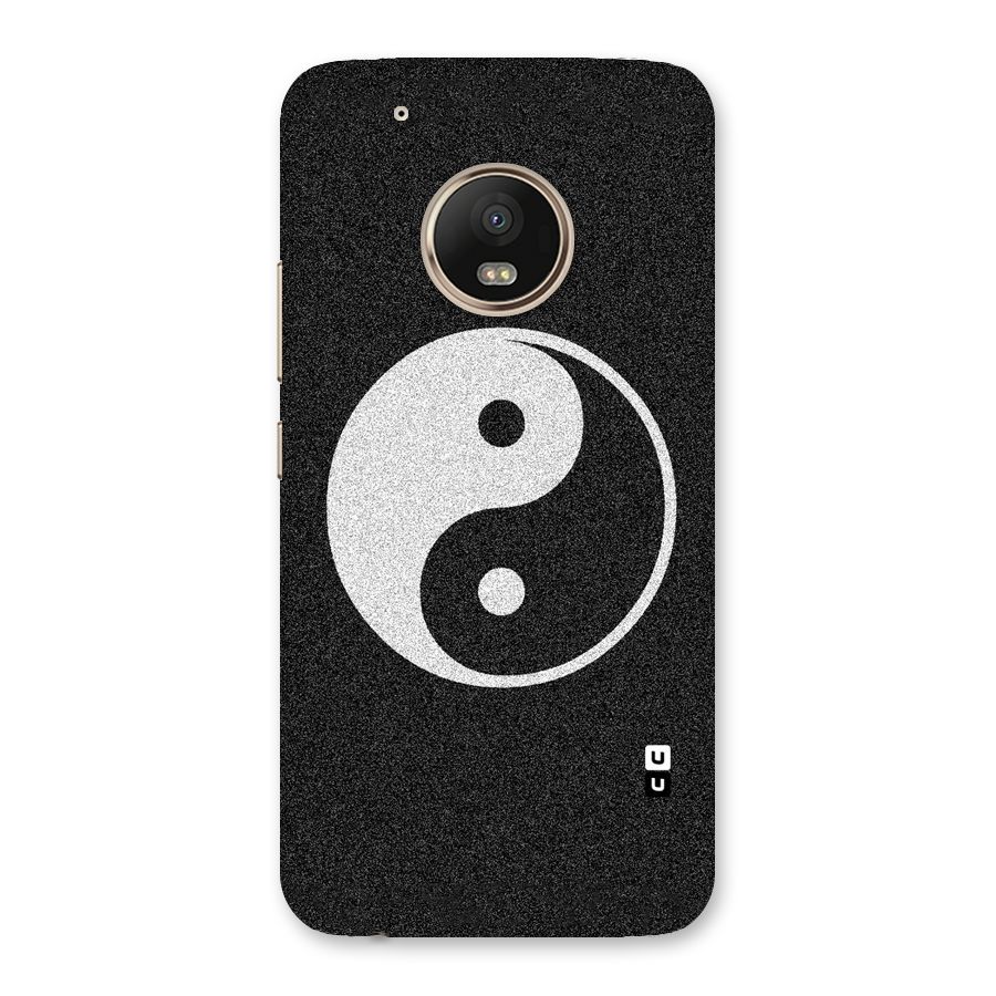 Peace Disorted Back Case for Moto G5 Plus