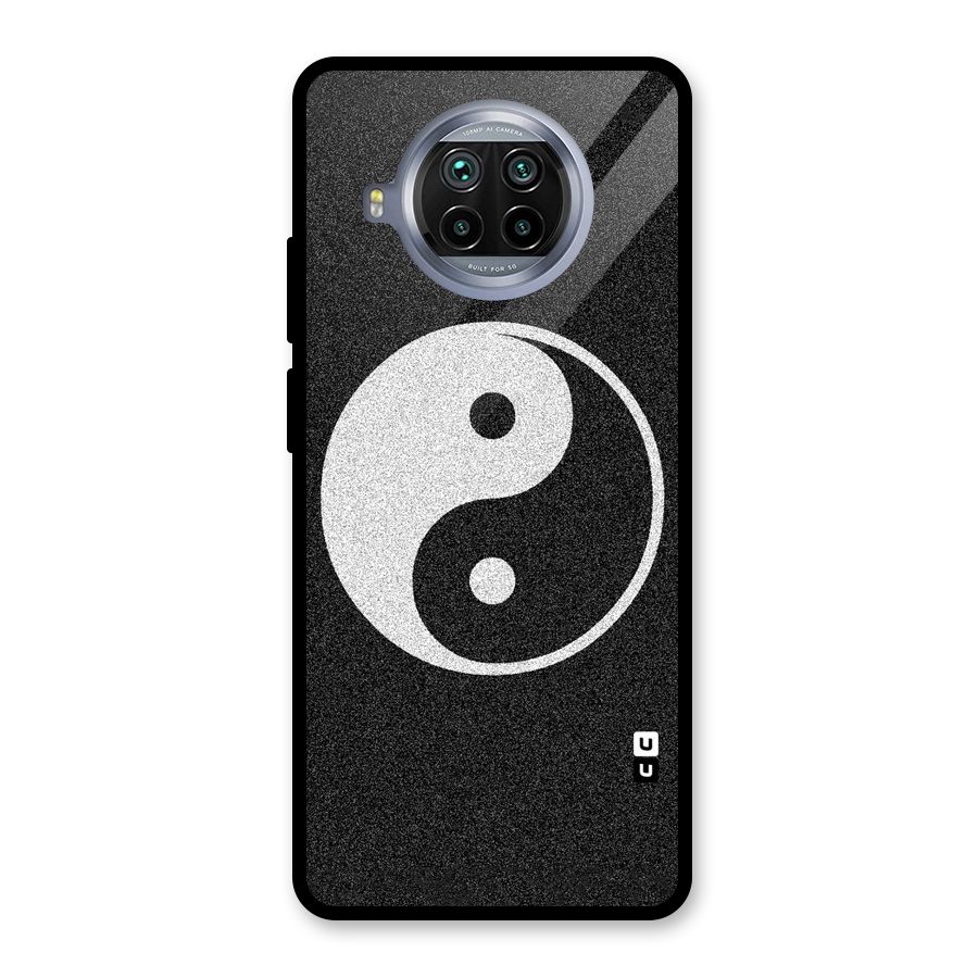 Peace Disorted Glass Back Case for Mi 10i
