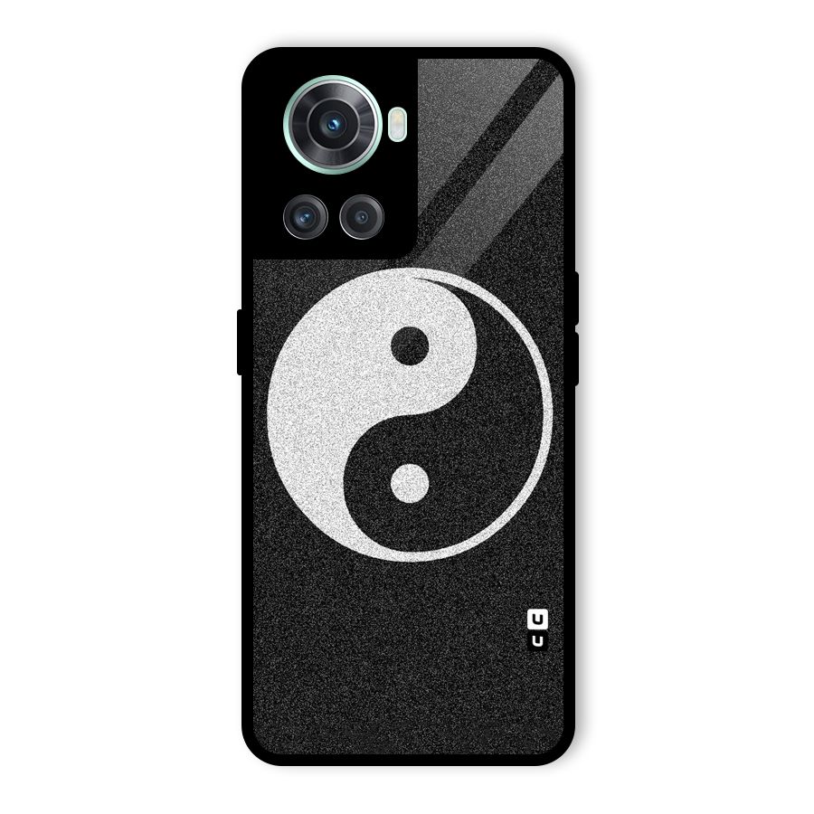 Peace Disorted Glass Back Case for OnePlus 10R