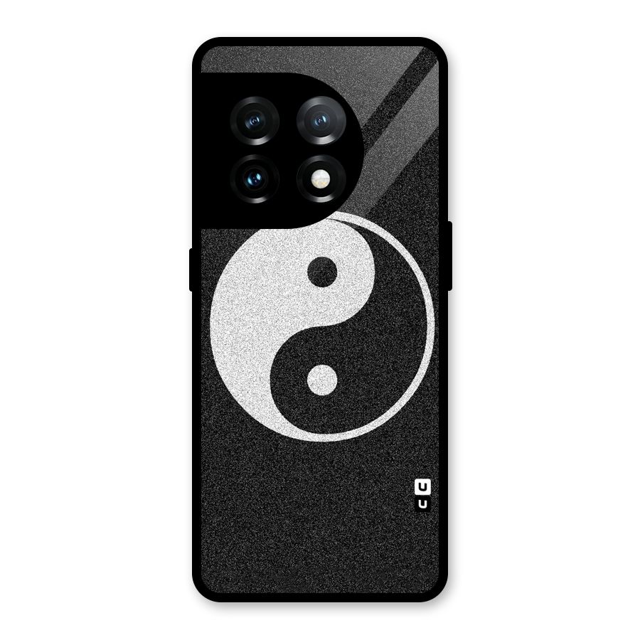 Peace Disorted Glass Back Case for OnePlus 11
