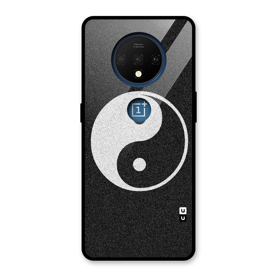 Peace Disorted Glass Back Case for OnePlus 7T