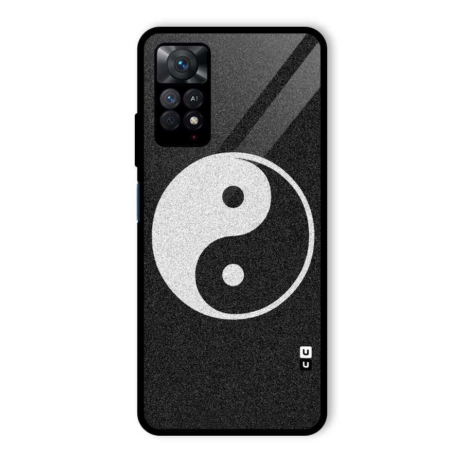 Peace Disorted Glass Back Case for Redmi Note 11 Pro Plus 5G