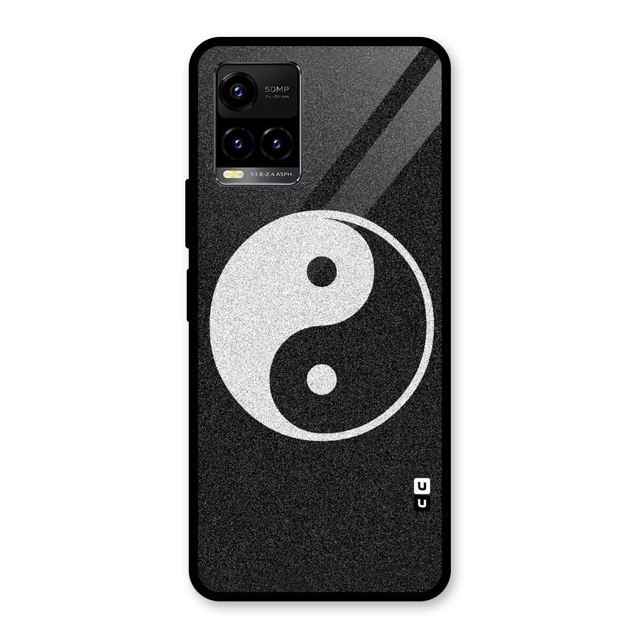 Peace Disorted Glass Back Case for Vivo Y21T