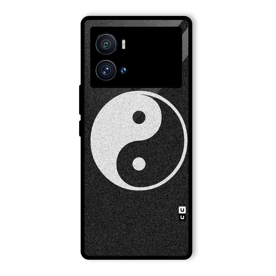 Peace Disorted Glass Back Case for Vivo iQOO 9 Pro
