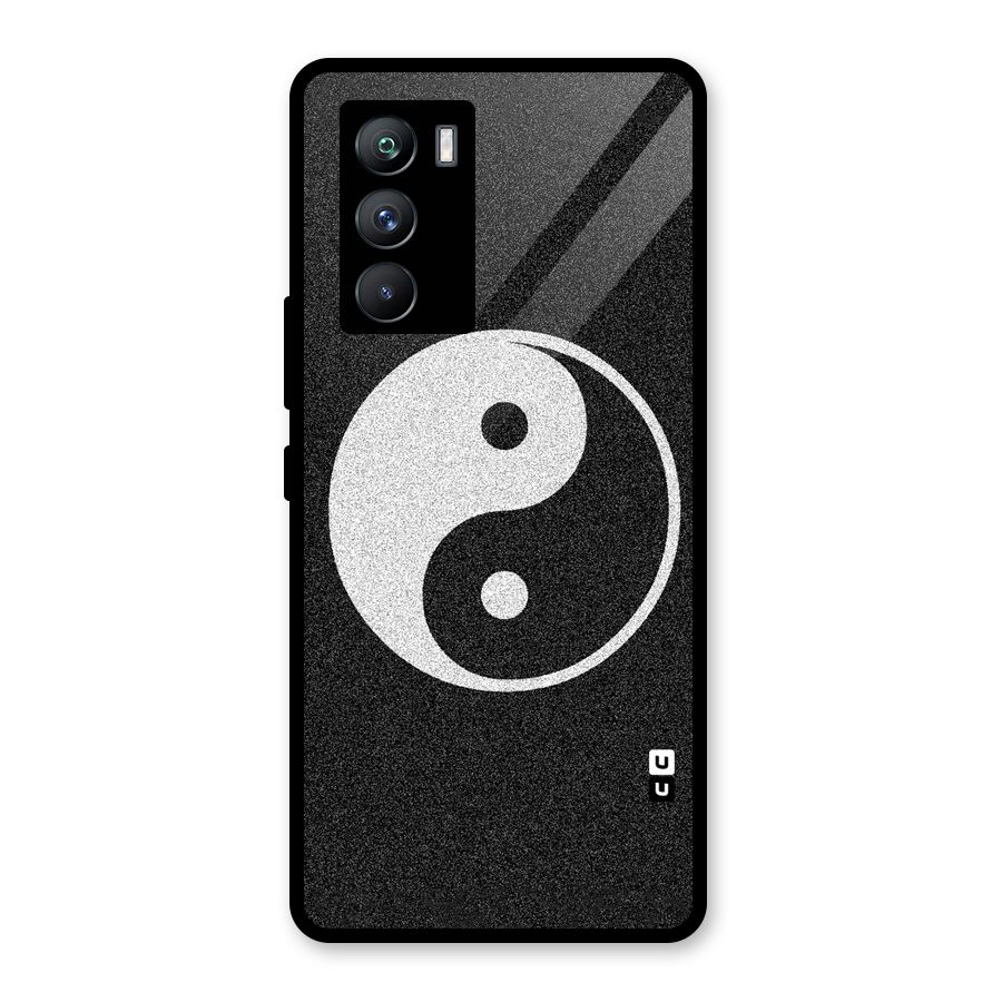Peace Disorted Glass Back Case for Vivo iQOO 9 SE