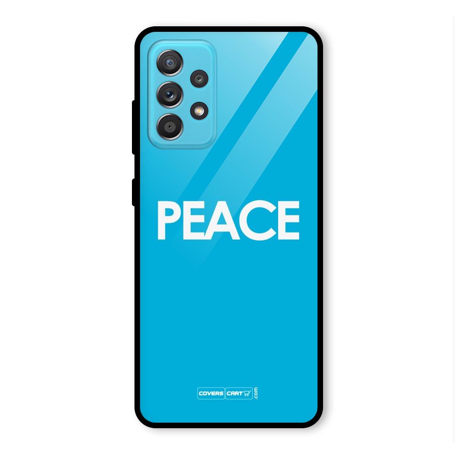 Peace Glass Back Case for Galaxy A52