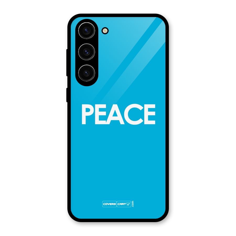 Peace Glass Back Case for Galaxy S23 Plus