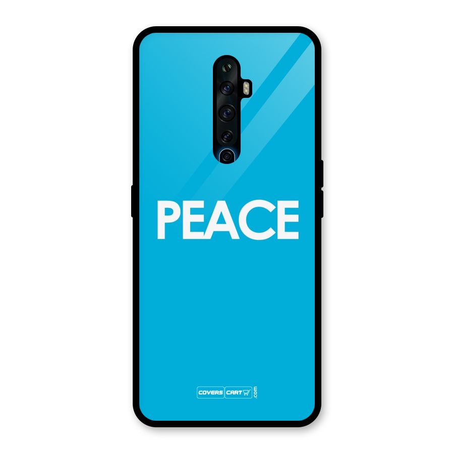 Peace Glass Back Case for Oppo Reno2 F