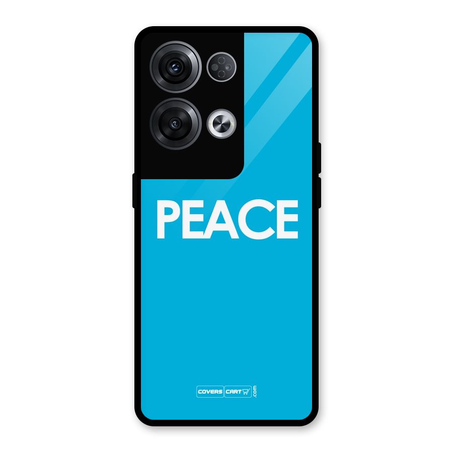 Peace Glass Back Case for Oppo Reno8 Pro 5G