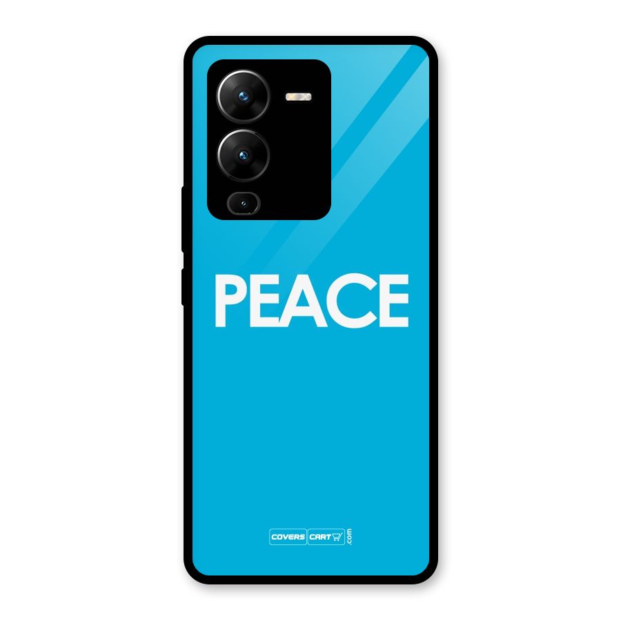Peace Glass Back Case for Vivo V25 Pro