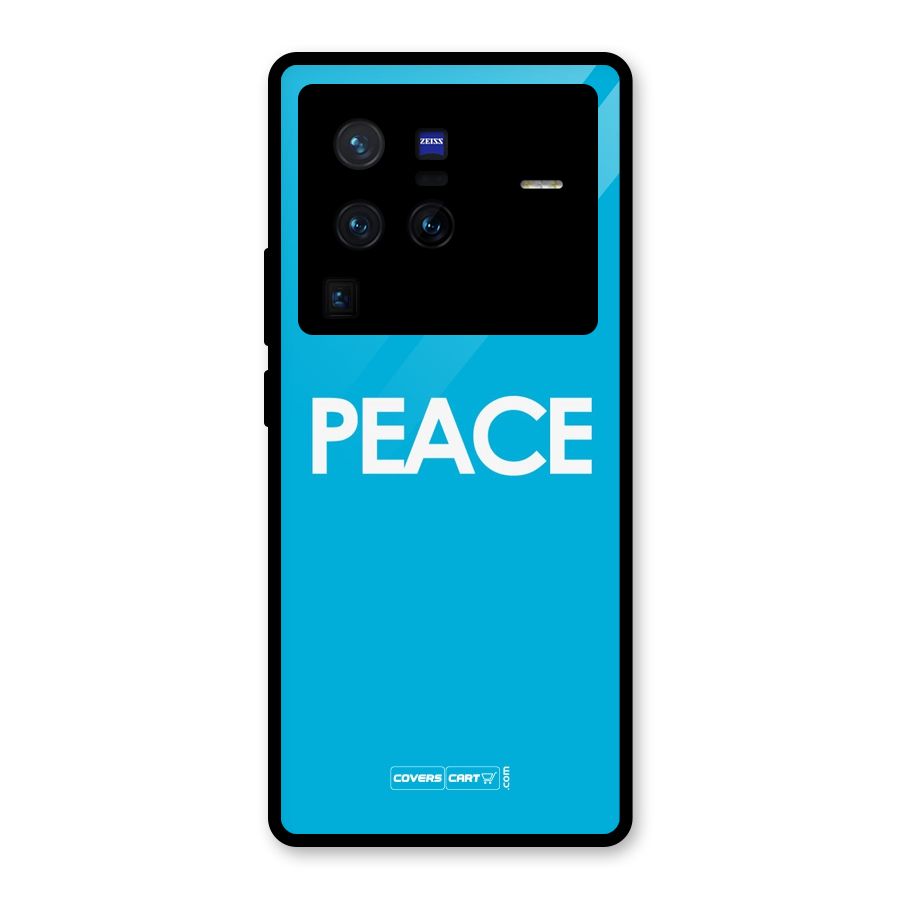 Peace Glass Back Case for Vivo X80 Pro