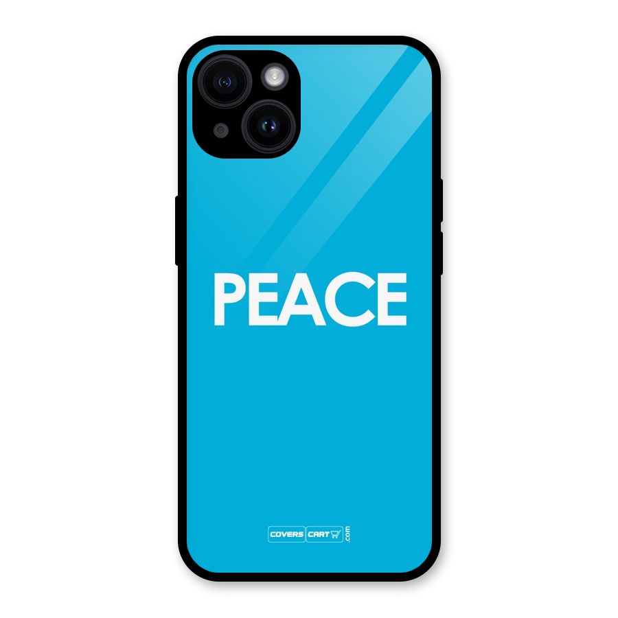 Peace Glass Back Case for iPhone 14