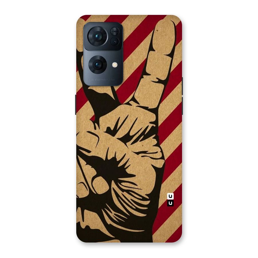 Peace Stripes Back Case for Oppo Reno7 Pro 5G