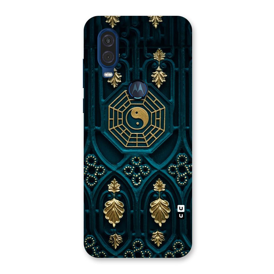 Peace Web Design Back Case for Motorola One Vision