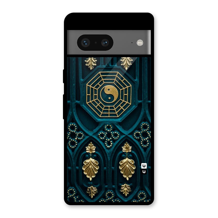 Peace Web Design Glass Back Case for Google Pixel 7