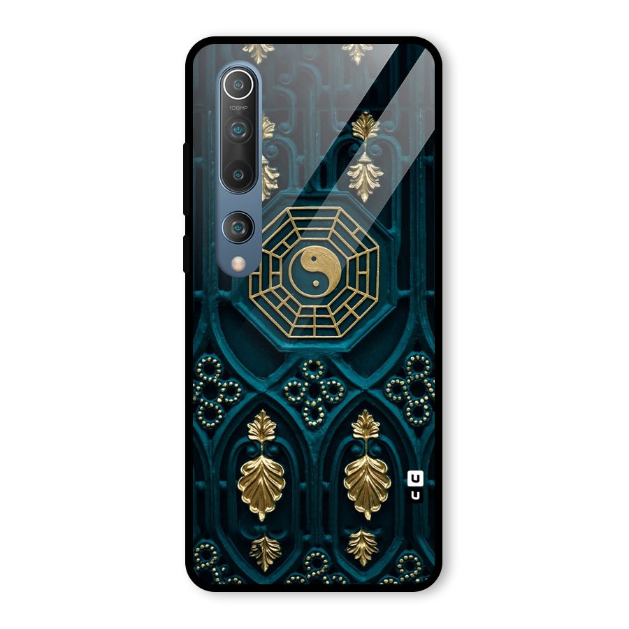 Peace Web Design Glass Back Case for Mi 10