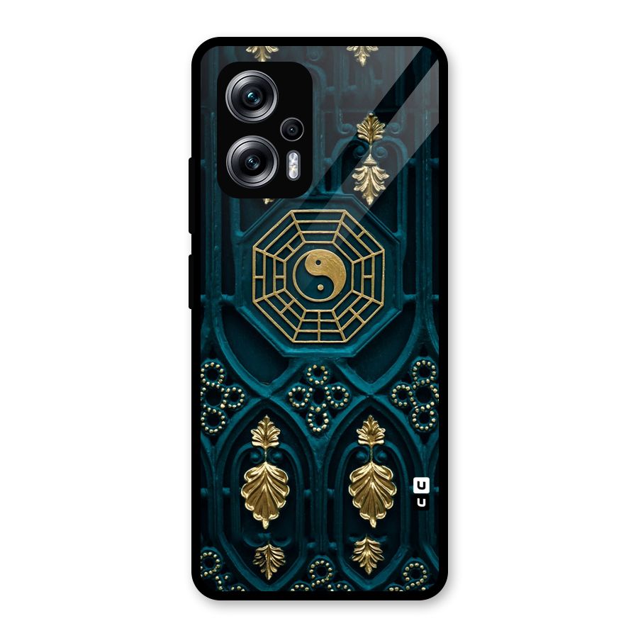 Peace Web Design Glass Back Case for Redmi K50i