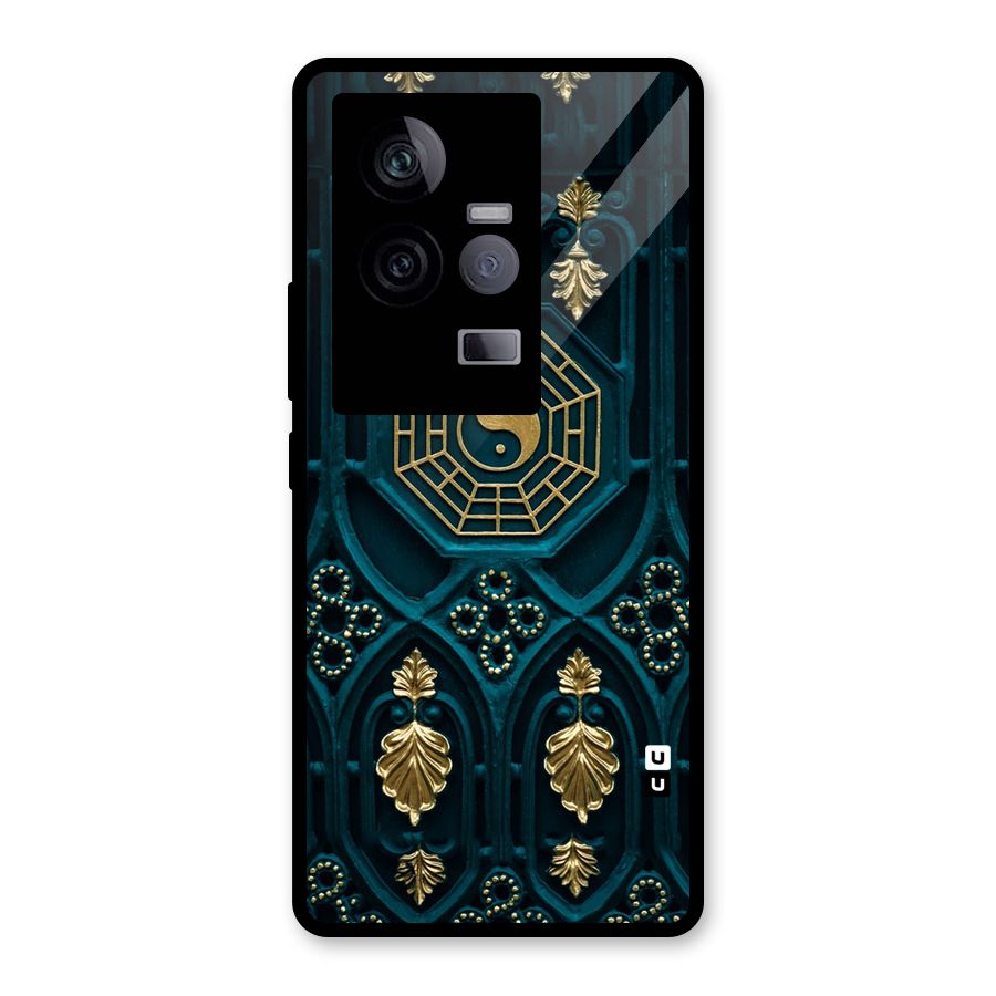 Peace Web Design Glass Back Case for Vivo iQOO 11 5G