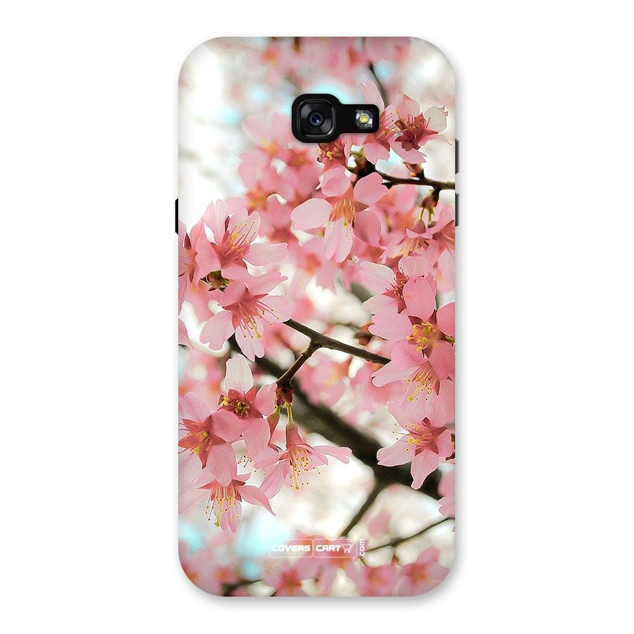 Peach Floral Back Case for Galaxy A7 (2017)