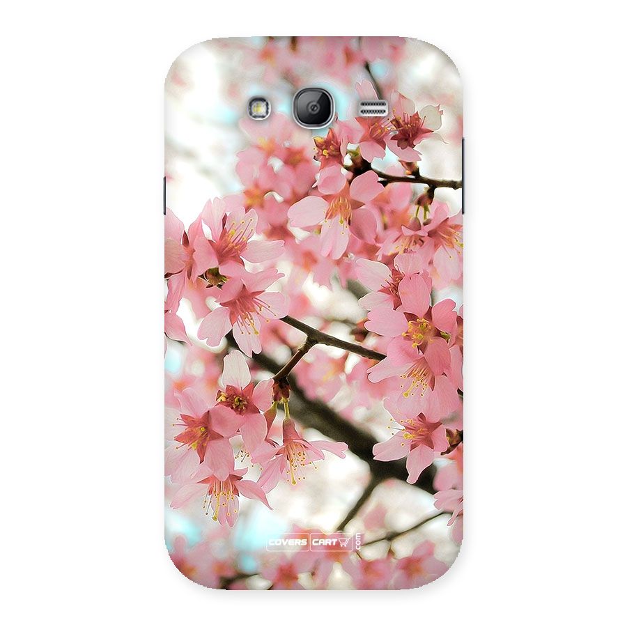 Peach Floral Back Case for Galaxy Grand
