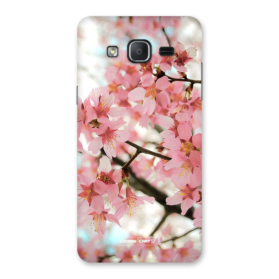 Peach Floral Back Case for Galaxy On7 2015
