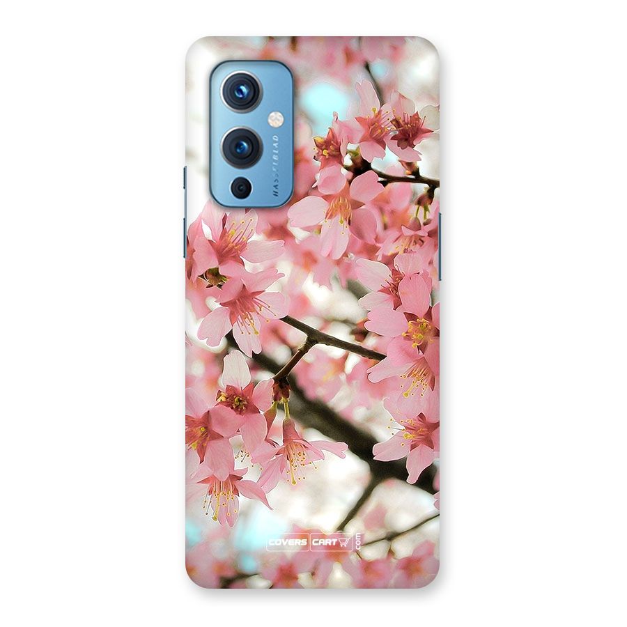 Peach Floral Back Case for OnePlus 9