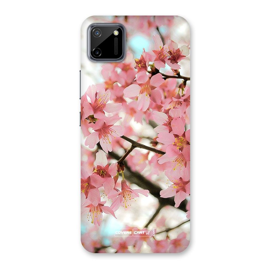 Peach Floral Back Case for Realme C11