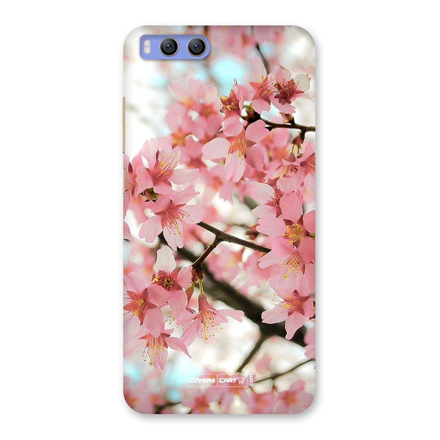 Peach Floral Back Case for Xiaomi Mi 6